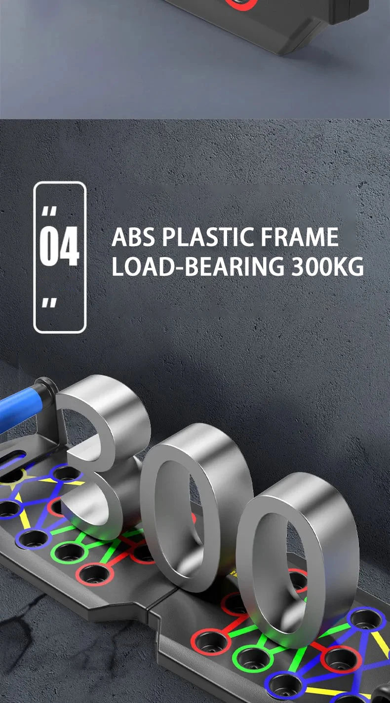 Portable Push-Up Board Set – Foldable Multifunctional Fitness Equipment for Chest, Arms, Back & Core Training"