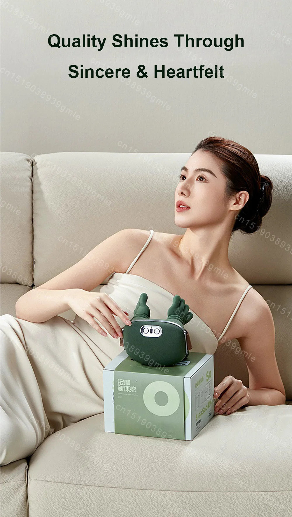 Electric Neck and Shoulder Massager – Heated Kneading Massage for Back, Deep Tissue Muscle Relief, Stress and Fatigue Reduction