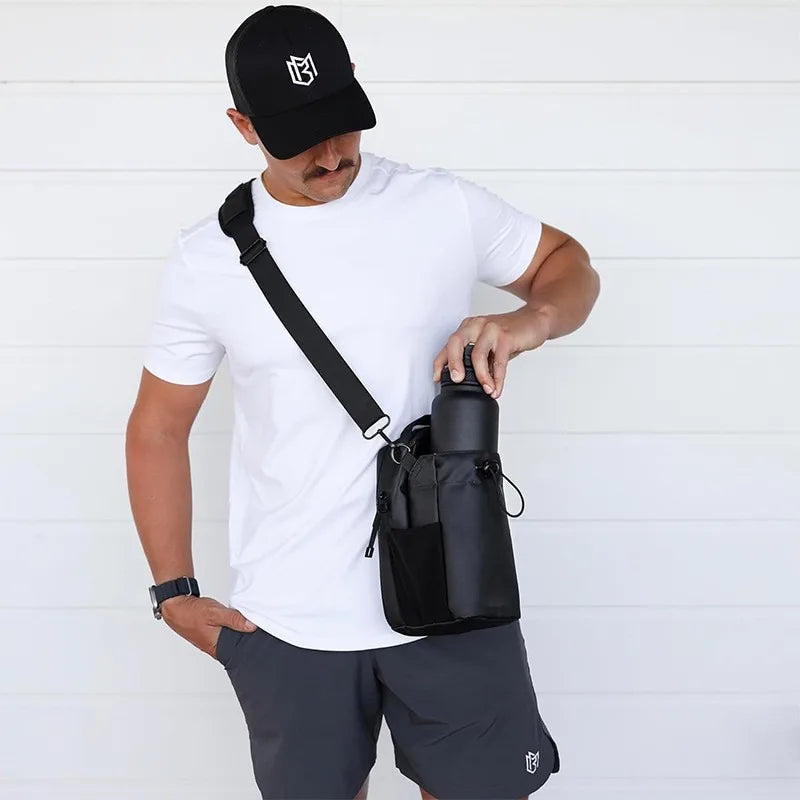 Large Capacity Gym Bag – Magnetic Closure, Phone Pocket, Water Bottle Holder, Portable Sports Organizer