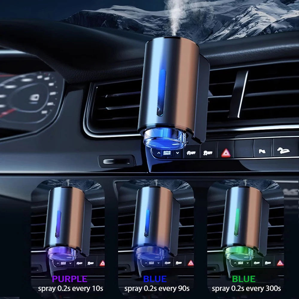Car Air Fresheners With Three Adjustable Humidifier Essential Oil Diffuser