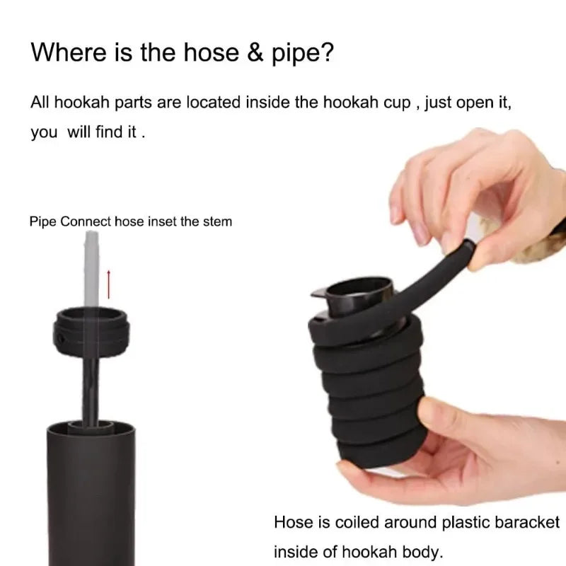 Portable Cup Hookah Car Shisha