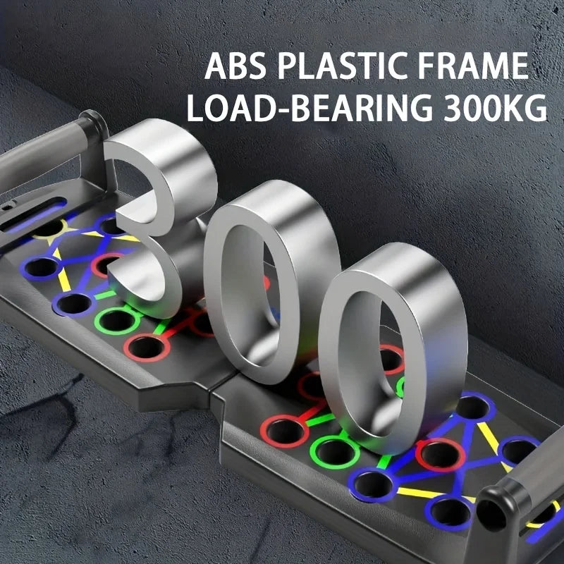 Portable Push-Up Board Set – Foldable Multifunctional Fitness Equipment for Chest, Arms, Back & Core Training"