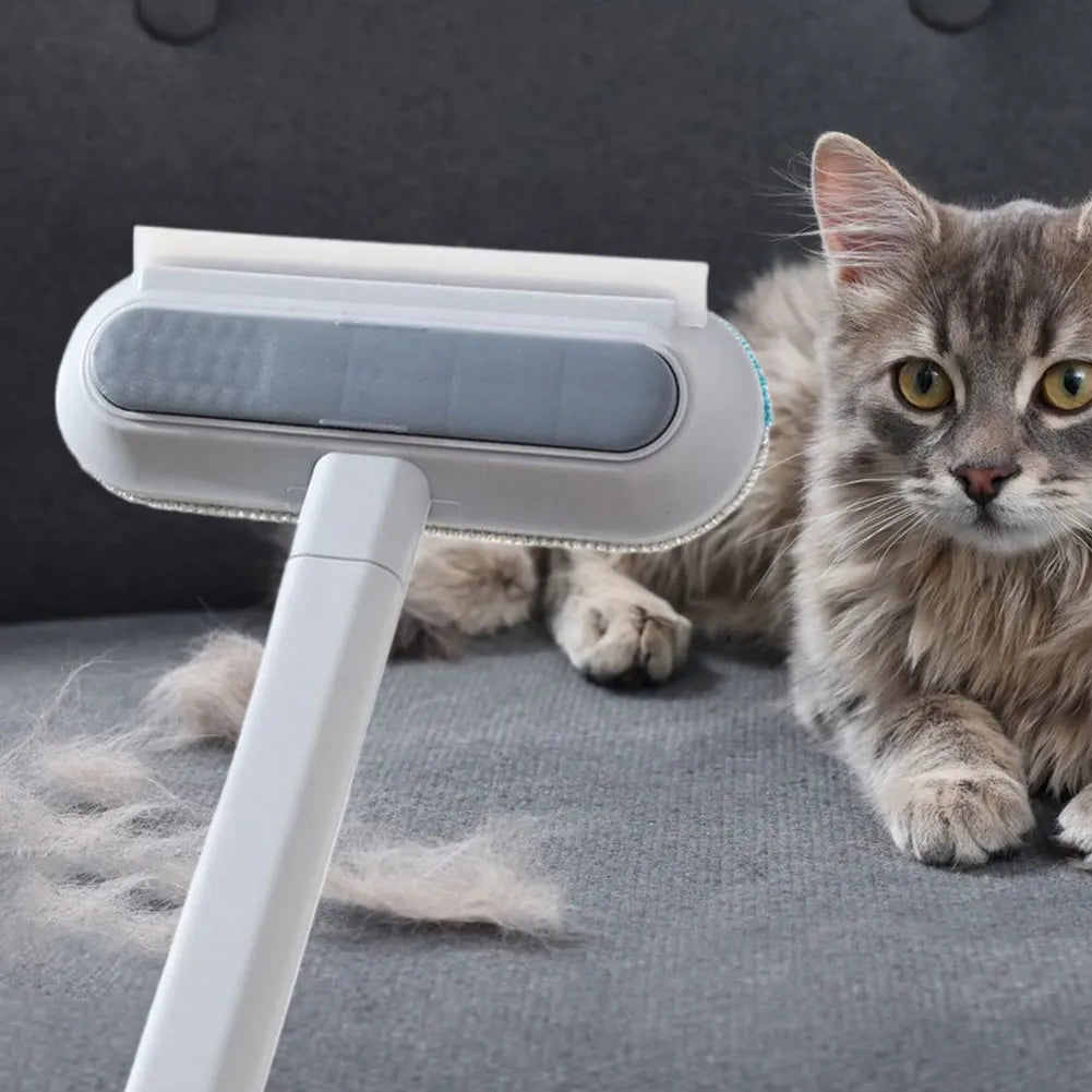 Pet Hair Remover Multifunctional Dog Clothes Brush Long Handle Cat Fur Brush Lint Brush for Window Carpet Clothing