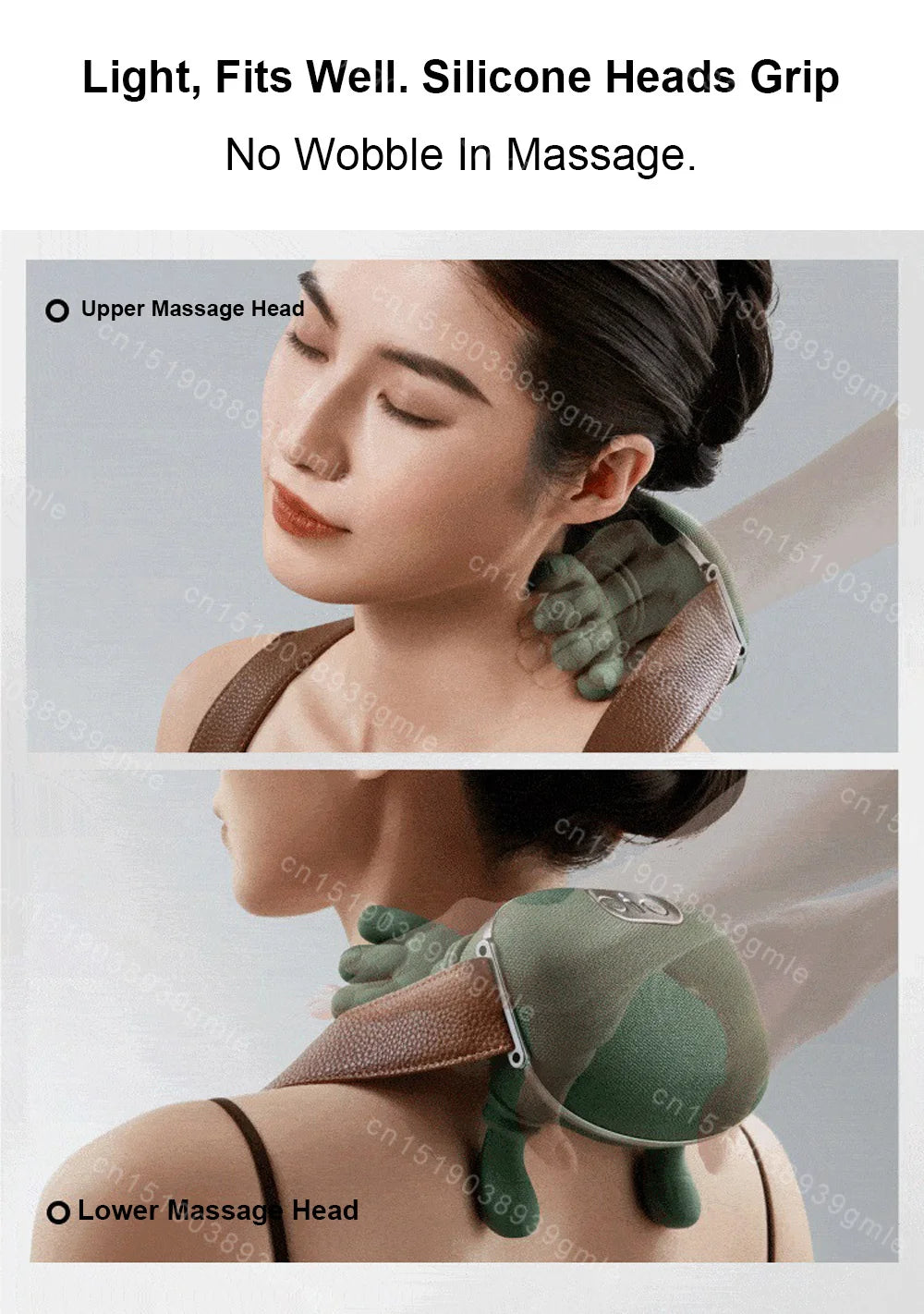 Electric Neck and Shoulder Massager – Heated Kneading Massage for Back, Deep Tissue Muscle Relief, Stress and Fatigue Reduction