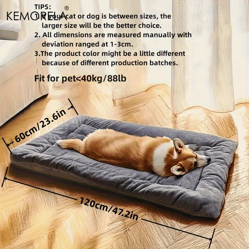 Dog Bed Sofa Thickened Super Soft Polyester Pet Mat Dog Crate Mat Bed For Small Medium Large Dog Bed
